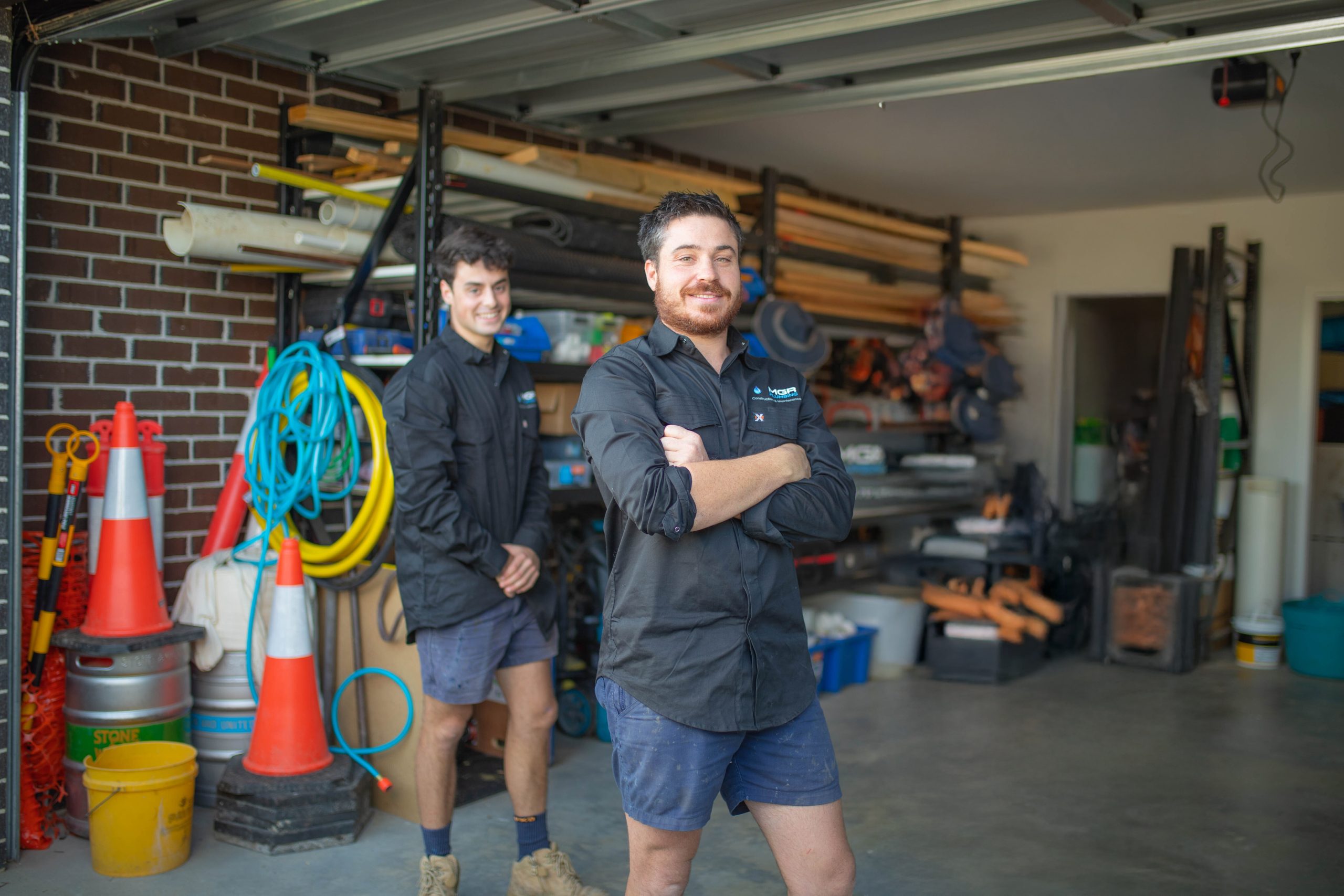 image of the team at MGR plumbing